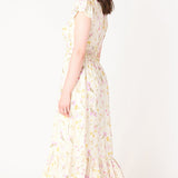 Joy Bubble Sleeve Maxi Dress