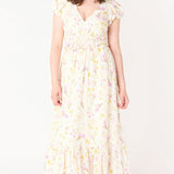 Joy Bubble Sleeve Maxi Dress
