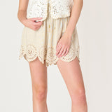 Breeze Eyelet Pull On Shorts