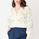 Louise Embroidered Cardigan