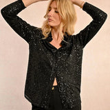 Jacqueline Sequin Shirt