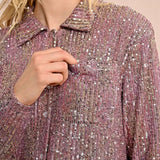 Jacqueline Sequin Shirt