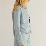 All Day Cropped Denim Jacket