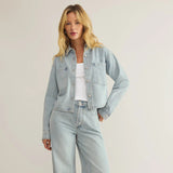 All Day Cropped Denim Jacket