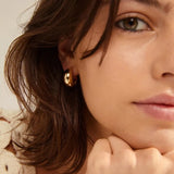 Amber Chunky Hoops