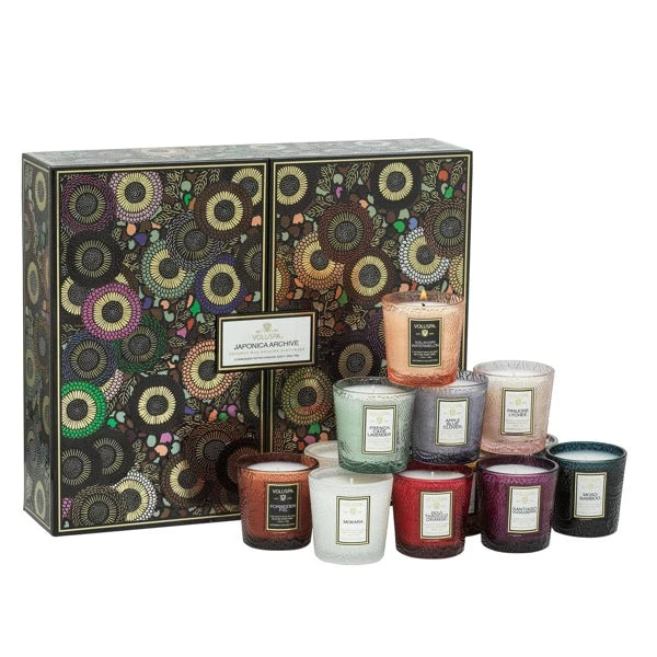 Japonica Archive 12 Votive Gift Set