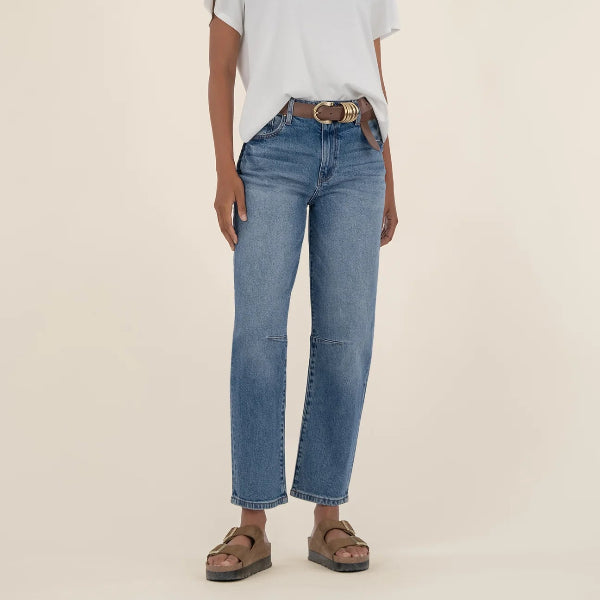 Ashley High Rise Slouchy Barrel Straight