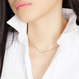 Asymmetrical Initial Necklace
