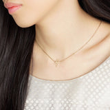 Asymmetrical Initial Necklace