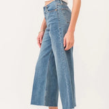 Audrey Super High Wide - Cut Off Waist