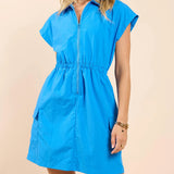 Back & Forth Zip Front Dress