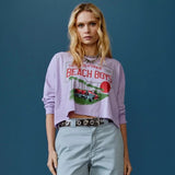 Beach Boys License Plate L/S Crop