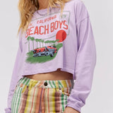 Beach Boys License Plate L/S Crop