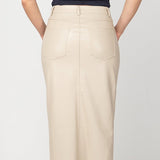 Calliope Faux Leather Midi Skirt