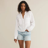 Campo Button Up Gauze Top