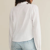 Campo Button Up Gauze Top