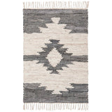 Leather Chindi Rug