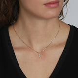 Clara Crystal Cross Necklace