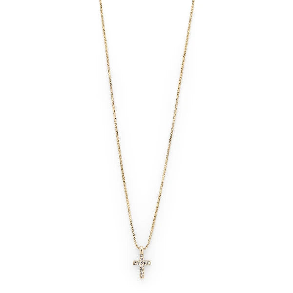 Clara Crystal Cross Necklace