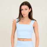 Clare Rib Crop Top