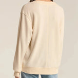 Off The Clock Cozy V-Neck Sweatshirt