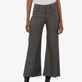 Meg Coated High Rise Wide Leg
