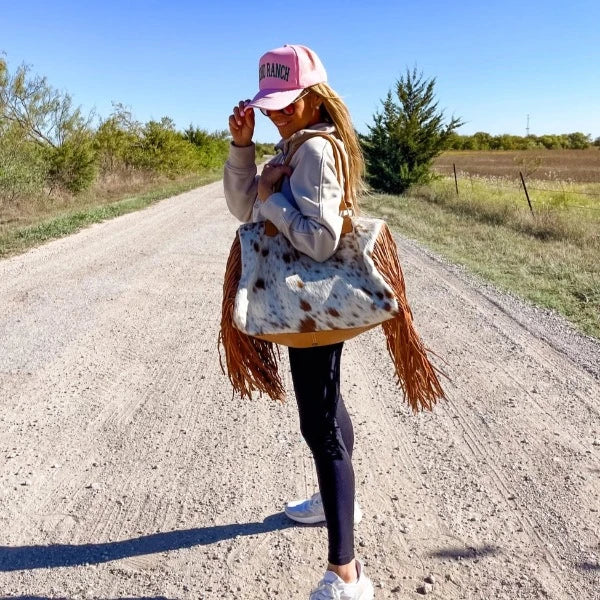 XL Cowhide Duffle Bag