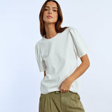 Sheer Heart Knitted Tee