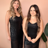 Emmeline Sequin Slip Dress