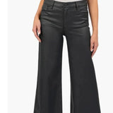 Meg Coated High Rise Wide Leg