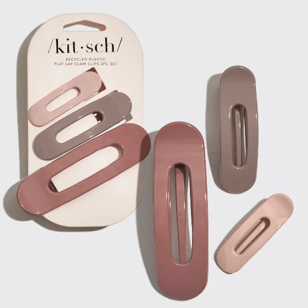 Flat Lay Claw Clips 3pc Set