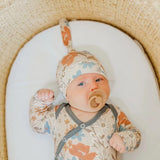 Newborn Top Knot Hat
