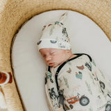 Newborn Top Knot Hat