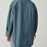 Happy Hour Solid Poplin Top