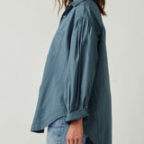 Happy Hour Solid Poplin Top