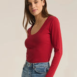 Sirena Rib Long Sleeve Tee