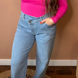 Baker High Rise Crossover Jeans