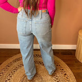 Baker High Rise Crossover Jeans