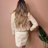 Mabel Tweed Bomber Jacket