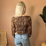 Zoey Square Neck Blouse