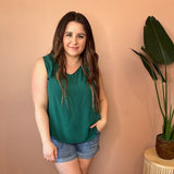 Paige Ruched Detail Tank