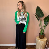 Nirvana Nevermind Crop Long Sleeve Raglan
