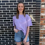 Emily Embroidered Denim Shorts