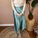 Davina Satin Maxi Skirt