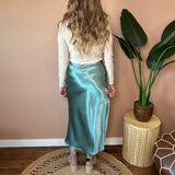 Davina Satin Maxi Skirt