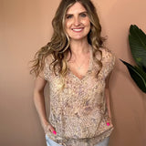 Yanis Printed Top