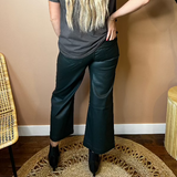 Meg Coated High Rise Wide Leg