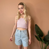Meena Halter Crochet Tank