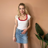 Denim Mini Skirt