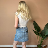 Denim Mini Skirt